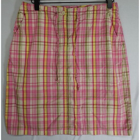 The Limited Dresses & Skirts - The Limited Skirt Women Size 6 Pink Plaid Gilmore Girls Preppy Y2K Easter Spring